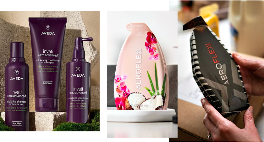 Aveda is the first prestige beauty brand to use AeroFlexx’s refill packaging, designed to be sustainable & consumer-friendly.